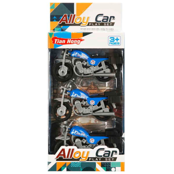 Die Cast 3’lü Motor Seti