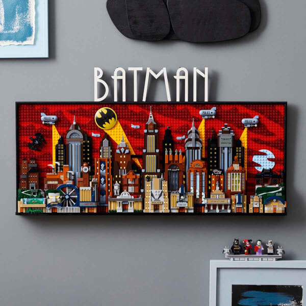 LEGO DC Batman: The Animated Series Gotham City 76271 Süper Kahraman Seven Yetişkinler için Koleksiyonluk Yaratıcı Sergileme Modeli Yapım Seti 4210 Parça