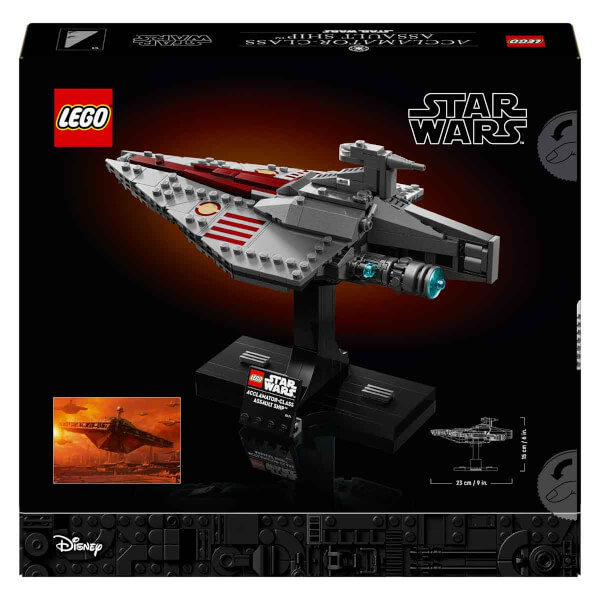 LEGO Star Wars Acclamator Sınıfı Hücum Gemisi 75404 - Star Wars Seven Yetişkinler için Koleksiyonluk Yaratıcı Model Yapım Seti (450 Parça)