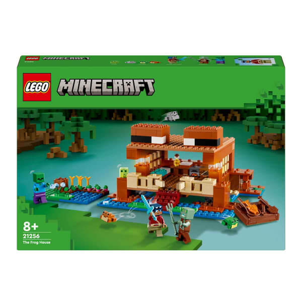 LEGO® Minecraft® Kurbağa Evi 21256 - 8 Yaş ve Üzeri Macera Oyunları Yedi Çocuk İçin Yaratıcı Oyuncak Yapım Seti (400 Parça)