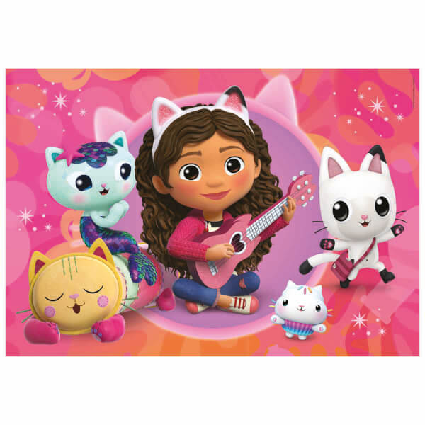 2 x 20 Parça Supercolor Puzzle: Gabby’s Dollhouse