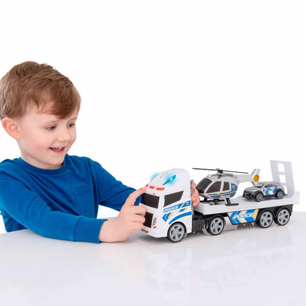 Teamsterz Sesli ve Işıklı Mighty Machines Police Transporter 