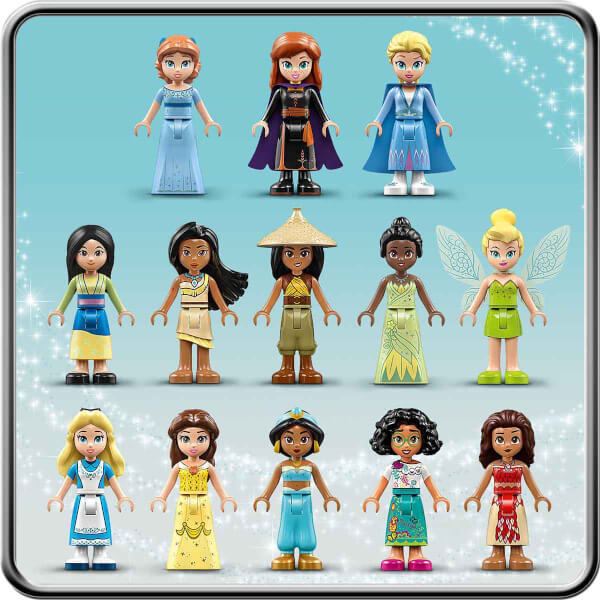 LEGO® ǀ Disney Büyülü Ağaç Ev 43215 - 7 Yaş ve Üzeri Çocuklar için Maceralara İlham Veren, Elsa, Anna ve diğer 11 Disney Karakterini İçeren Koleksiyonluk Yaratıcı Oyuncak Yapım Seti (1016 Parça)