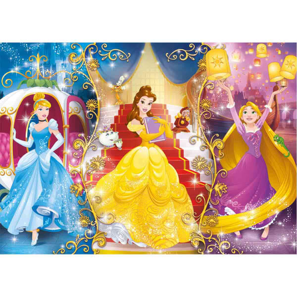 4 in 1 Puzzle : Disney Princess