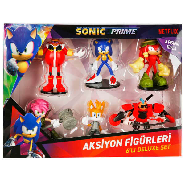 Sonic Prime Delüks 6'lı Figür Seti