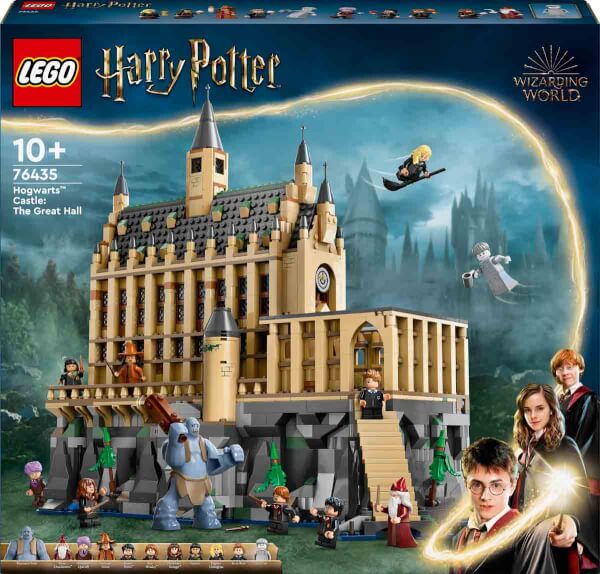 LEGO Harry Potter Hogwarts Şatosu: Büyük Salon 76435 – 10 Yaş ve Üzeri Harry Potter Hayranları İçin Koleksiyonluk Yaratıcı Oyuncak Yapım Seti (1732 Parça)