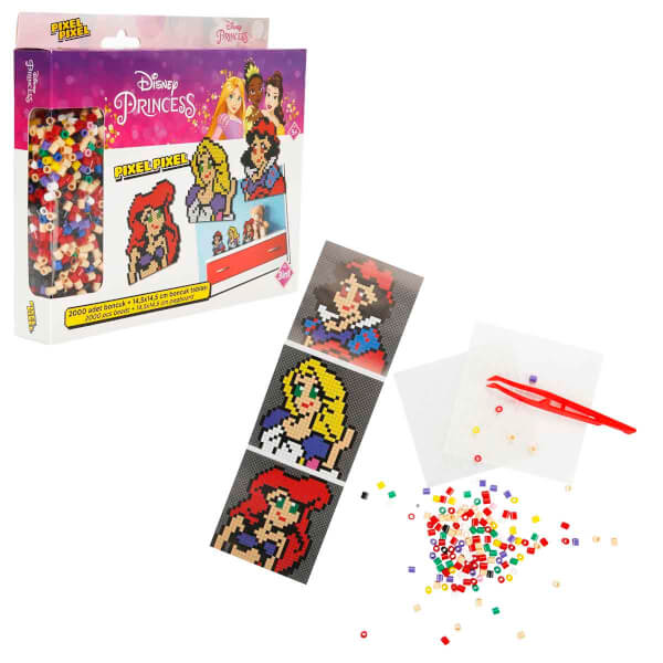 3in1 Disney Princess Pixel Pixel Boncuk Aktivite ve Oyuncak Seti