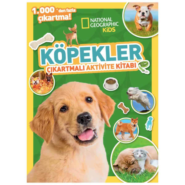 National Geographic Kids Köpekler Çıkartmalı Aktivite Kitabı