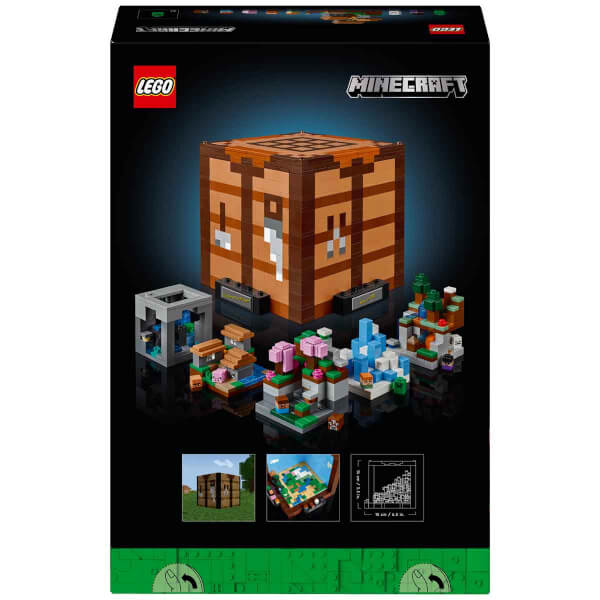 LEGO Minecraft Eşya Yapma Masası 21265 - Yetişkinler için Koleksiyonluk Yaratıcı Model Yapım Seti (1195 Parça)