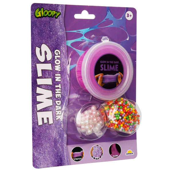 Gloopy Karanlıkta Parlayan Mor Slime