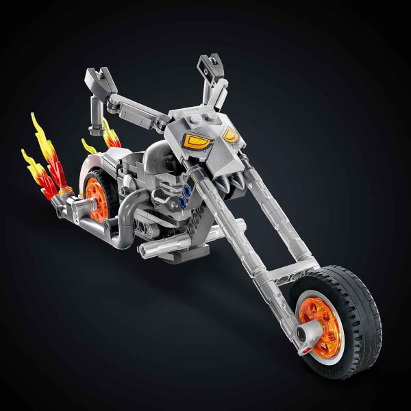 LEGO Marvel Ghost Rider Robotu ve Motosikleti 76245 - 7 Yaş ve Üzeri Çocuklar için Minifigür ve Zincir İçeren Yaratıcı Oyuncak Yapım Seti (264 Parça)