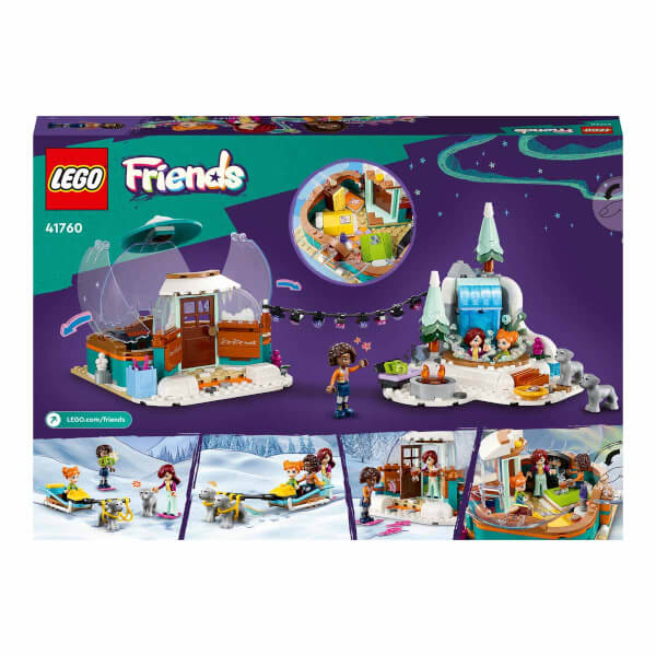 LEGO Friends İglu Tatili Macerası 41760 - 8 Yaş ve Üzeri Çocuklar için 3 Mini Oyuncak Bebek ve Oyuncak Köpek İçeren Yaratıcı Oyuncak Yapım Seti (491 Parça)