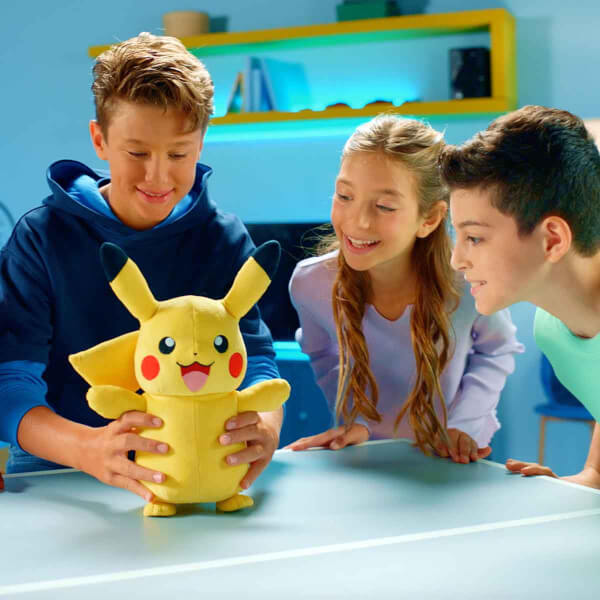 Sesli ve Işıklı Pokemon Pikachu İnteraktif Peluş 