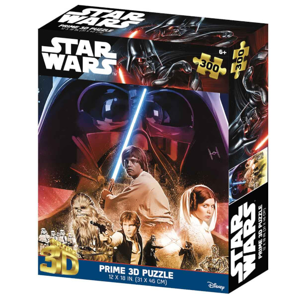 Prime 3D 300 Parça 3D Puzzle: Star Wars Classic