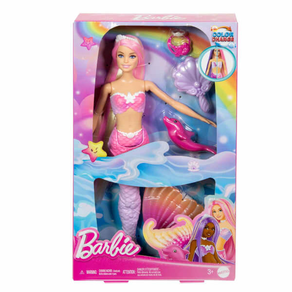 Barbie Renk Değiştiren Deniz Kızı Bebeği HRP97