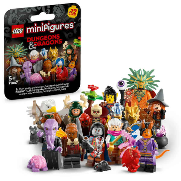 LEGO Minifigures Dungeons & Dragons 71047 - 5 Yaş ve Üzeri Çocuklar İçin Tiefling Büyücü Figürü İçeren Koleksiyonluk Oyuncak Figür Yapım Seti (9 Parça)