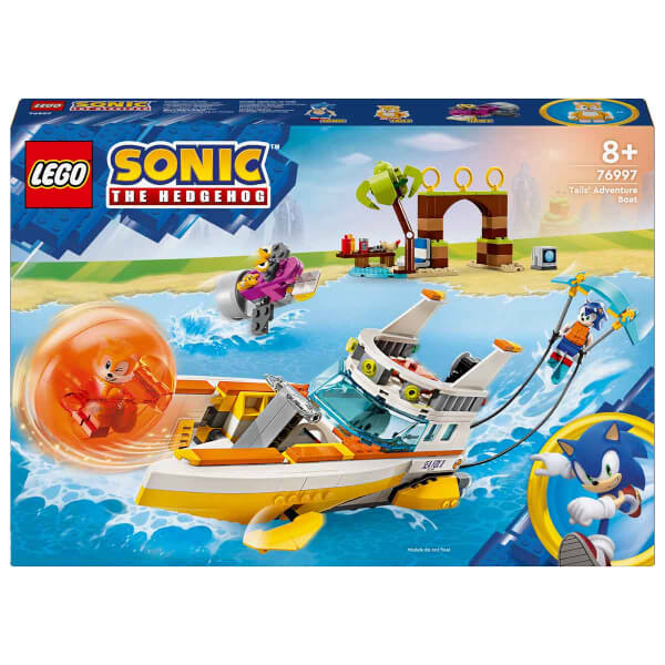 LEGO Sonic the Hedgehog Tails’in Macera Teknesi 76997 – 8 Yaş ve Üzeri Çocuklar İçin Video Oyunu Karakterleri İçeren İnteraktif, Yaratıcı Oyuncak Yapım Seti (393 Parça)