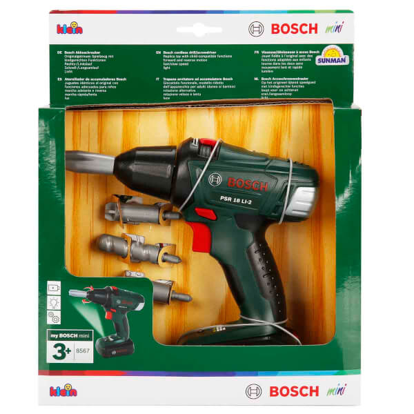 Bosch Sesli ve Işıklı Oyuncak Matkap Seti