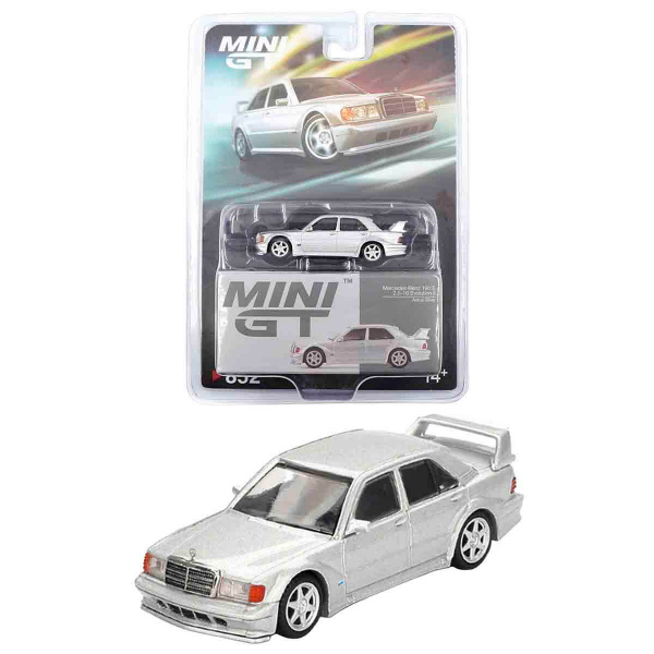 1:64 Mini Gt Mercedes Benz 190E 2.5-16 Evolution 2 Diecast Model