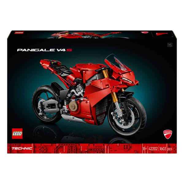 LEGO Technic Ducati Panigale V4 S Motosiklet 42202 - Yetişkinler için İnşa Edilebilen Yaratıcı Model Yapım Seti (1603 Parça)