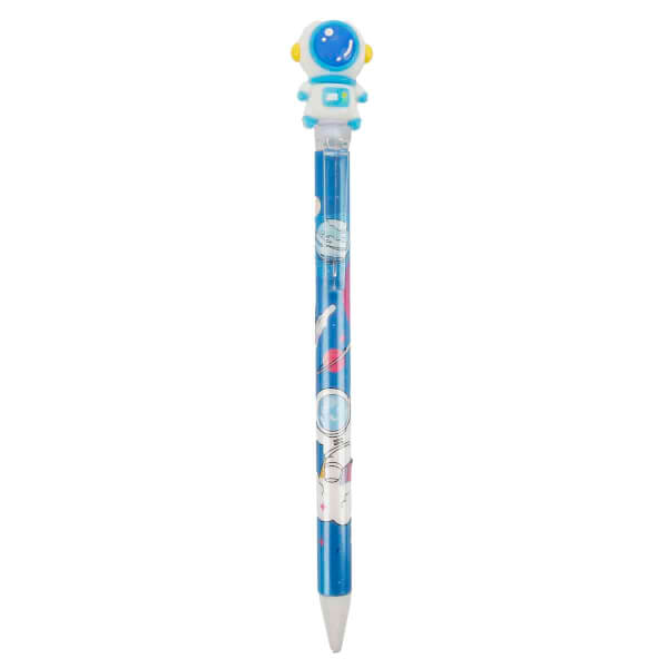 Astronot Başlıklı Versatil Kalem 0.7 mm - Mavi