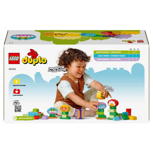 LEGO DUPLO Kasabası Yaratıcı Bahçe ve Çiçekler 10444 - 2 Yaş ve Üzeri Küçük Çocuklar için Eğitici Oyuncak Yapım Seti (45 Parça)