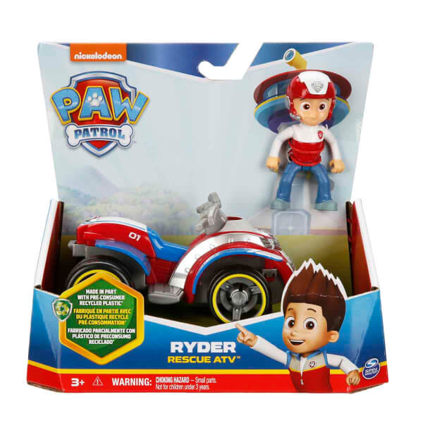 PAW Patrol Ryder ve Görev Aracı Rescue ATV