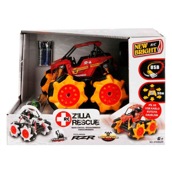 1:18 Zilla Rescue USB Şarjlı Uzaktan Kumandalı Araba 