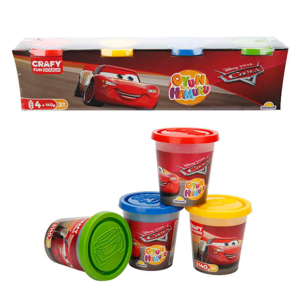 Crafy Cars 4'lü Oyun Hamuru 560 g