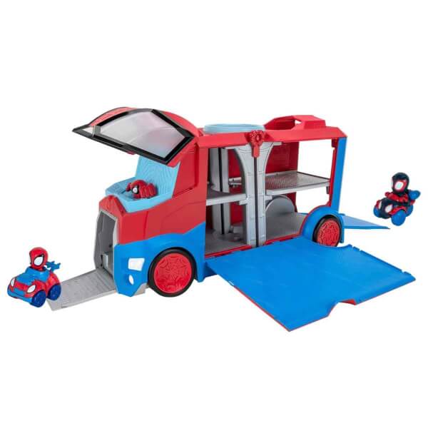 Sesli ve Işıklı Spidey Kamyon Mini Arabalar Oyun Seti 33 cm PDY22000