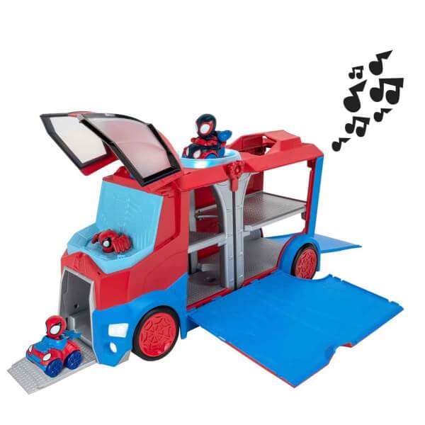 Sesli ve Işıklı Spidey Kamyon Mini Arabalar Oyun Seti 33 cm PDY22000