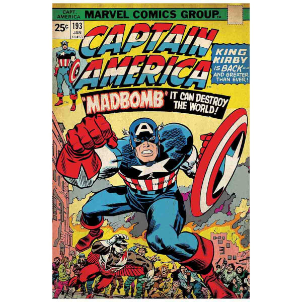 Prime 3D 300 Parça 3D Puzzle: Marvel Comics Captain America