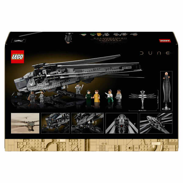 LEGO Icons Dune: Çöl Gezegeni Atreides Royal Ornithopter 10327 - Yetişkinler için Koleksiyonluk Yaratıcı Model Yapım Seti (1369 Parça)