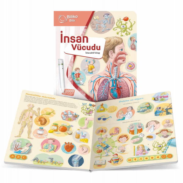 Biliko Bilir İnsan Vücudu İnteraktif Kitap