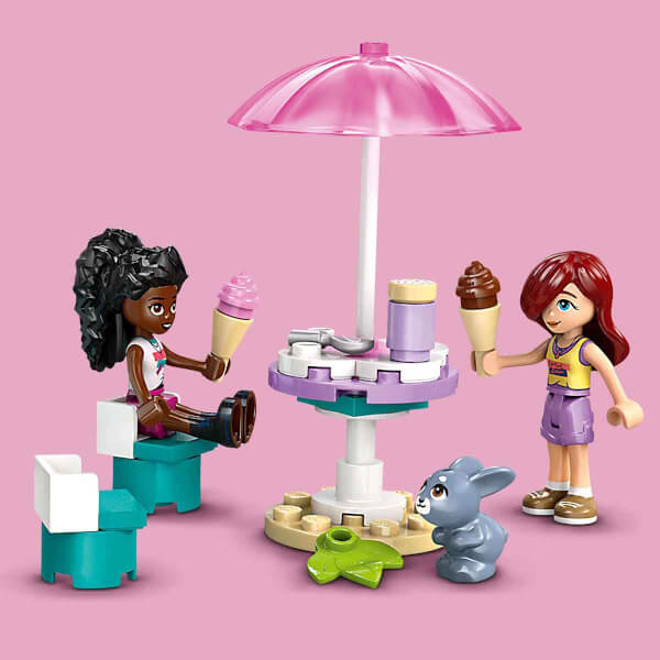 LEGO Friends Heartlake City Dondurma Kamyonu 42644 - 4 Yaş ve Üzeri Çocuklar için Mini Bebek İçeren Yaratıcı Oyuncak Yapım Seti (92 Parça)