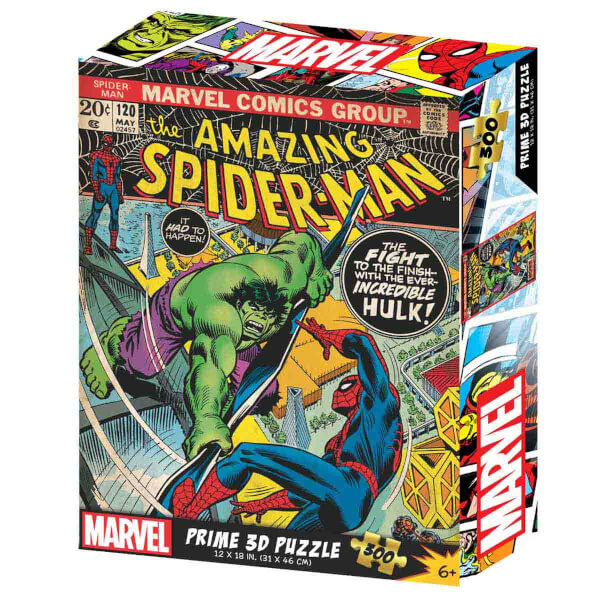 300 Parça 3D Puzzle: Marvel Comics Spiderman