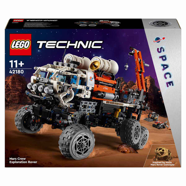 LEGO Technic Mars Ekibi Keşif Aracı 42180 - 11 Yaş ve Üzeri Uzay Meraklısı Çocuklar için Koleksiyonluk Yaratıcı Oyuncak Model Yapım Seti (1599 Parça)Technic Mars Ekibi Keşif Aracı 42180 