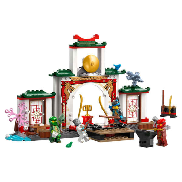 LEGO NINJAGO Ninja Spinjitzu Tapınağı 71831 - 4 Yaş ve Üzeri Çocuklar için 4 Minifigür ve Ejderha Modeli İçeren Yaratıcı Oyuncak Yapım Seti (158 Parça)