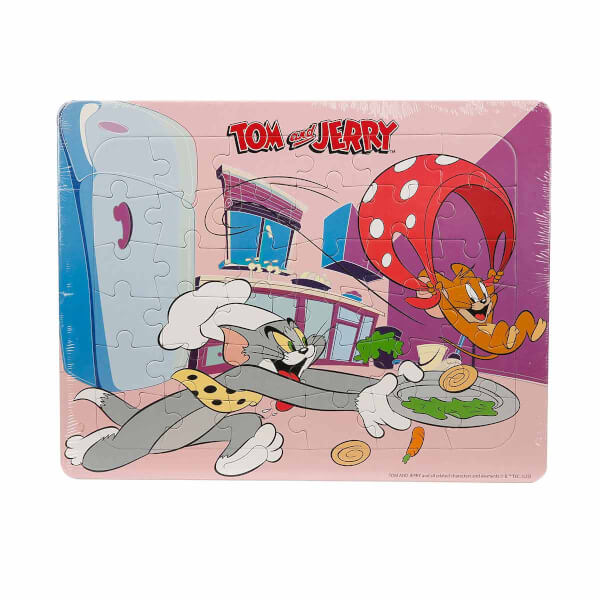 36 Parça Puzzle: Tom ve Jerry Mutfakta