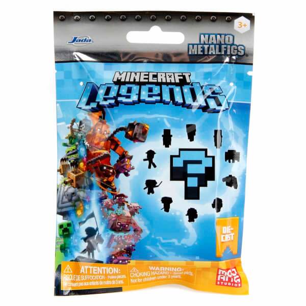 Minecraft Legends Nano Metalfigs Die Cast Sürpriz Figür Paketi