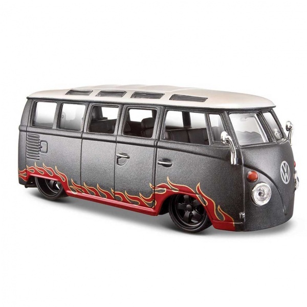 1:25 Maisto Volkswagen Van Samba Model Araba