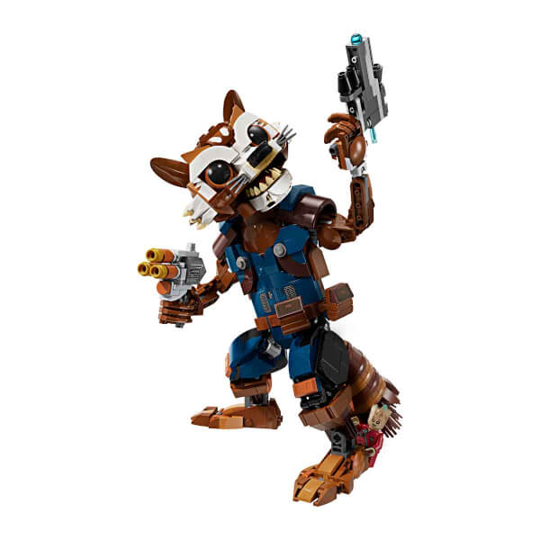 LEGO® Marvel Rocket ve Bebek Groot 76282 – 10 Yaş ve Üzeri Süper Kahraman Yedi Çocuk İçin İnşa Edilebilir Yaratıcı Oyuncak Yapım Seti (566 Parça)