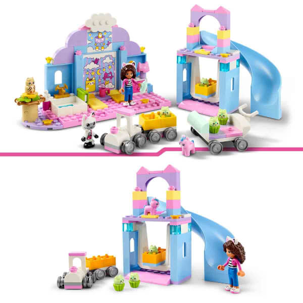 LEGO 4+ Gabby’s Dollhouse Gabby’nin Kedicik Bakım Odası 10796 - 4 Yaş ve Üzeri Çocuklar için Yaratıcı Oyuncak Yapım Seti (165 Parça)