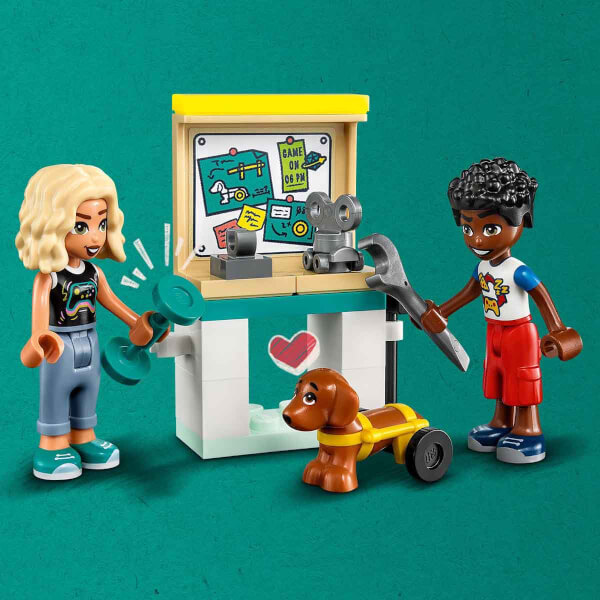 LEGO Friends Nova'nın Odası 41755 - 6 Yaş ve Üzeri Çocuklar için 2 Mini Bebek (Nova ve Zac) İçeren Yaratıcı Oyuncak Yapım Seti (179 Parça)