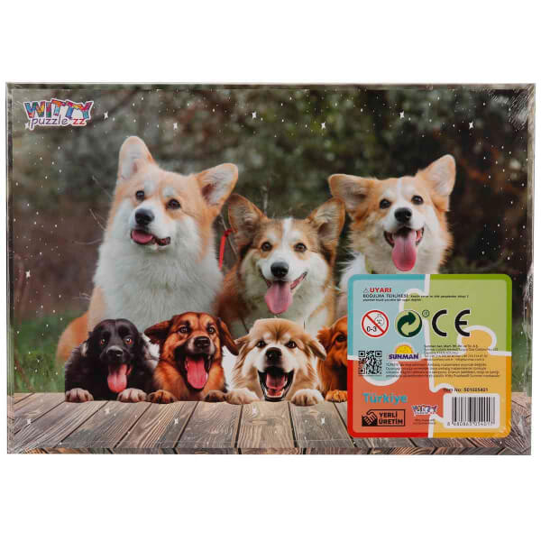 35 Parça Puzzle: Sevimli Köpekler