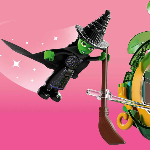 LEGO Wicked Emerald City’ye Hoş Geldiniz 75684 - 9 Yaş ve Üzeri Çocuklar için Kule Modeli, Glinda ve Elphaba Mini Bebekleri İçeren Yaratıcı Oyuncak Yapım Seti (945 Parça)