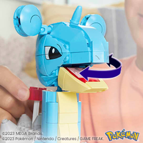 MEGA Pokemon Lapras Aksiyon Figürlü Yapı Oyuncak Seti 527 Parça HKT26