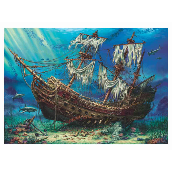 1500 Parça Puzzle : Batık Gemi