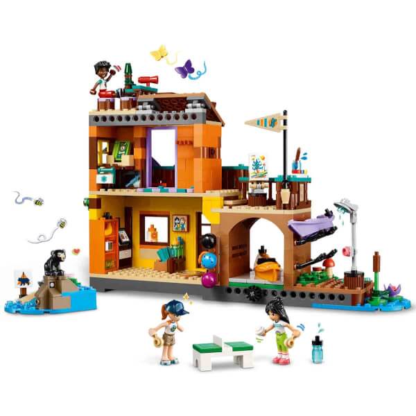 LEGO Friends Macera Kampı Su Sporları 42626 - 7 Yaş ve Üzeri Çocuklar için Ayı Figürü İçeren Yaratıcı Oyuncak Yapım Seti (628 Parça)