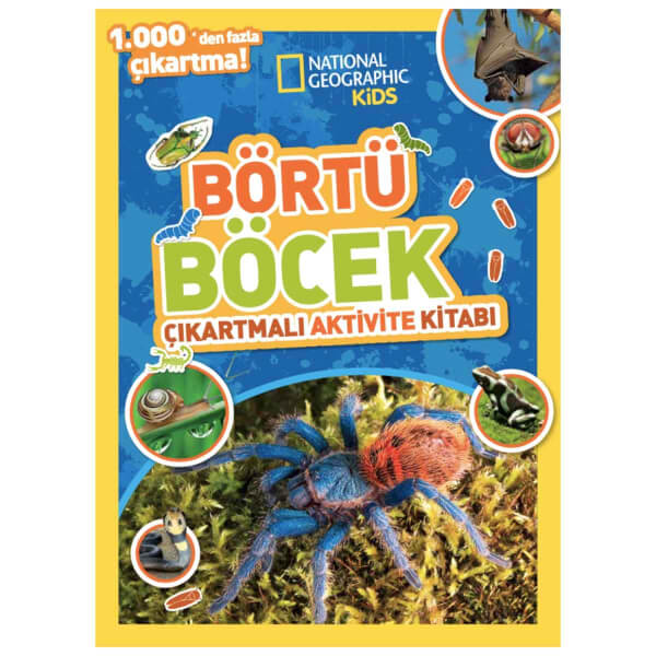 National Geographic Kids Börtü Böcek Çıkartmalı Aktivite Kitabı